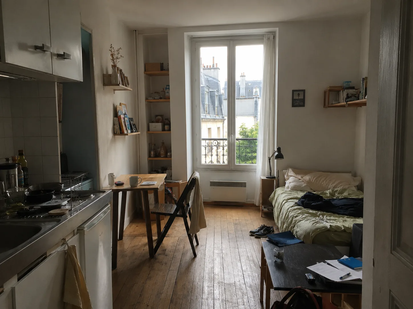 État des lieux avant le départ — Paris 14e, T2 50 m²